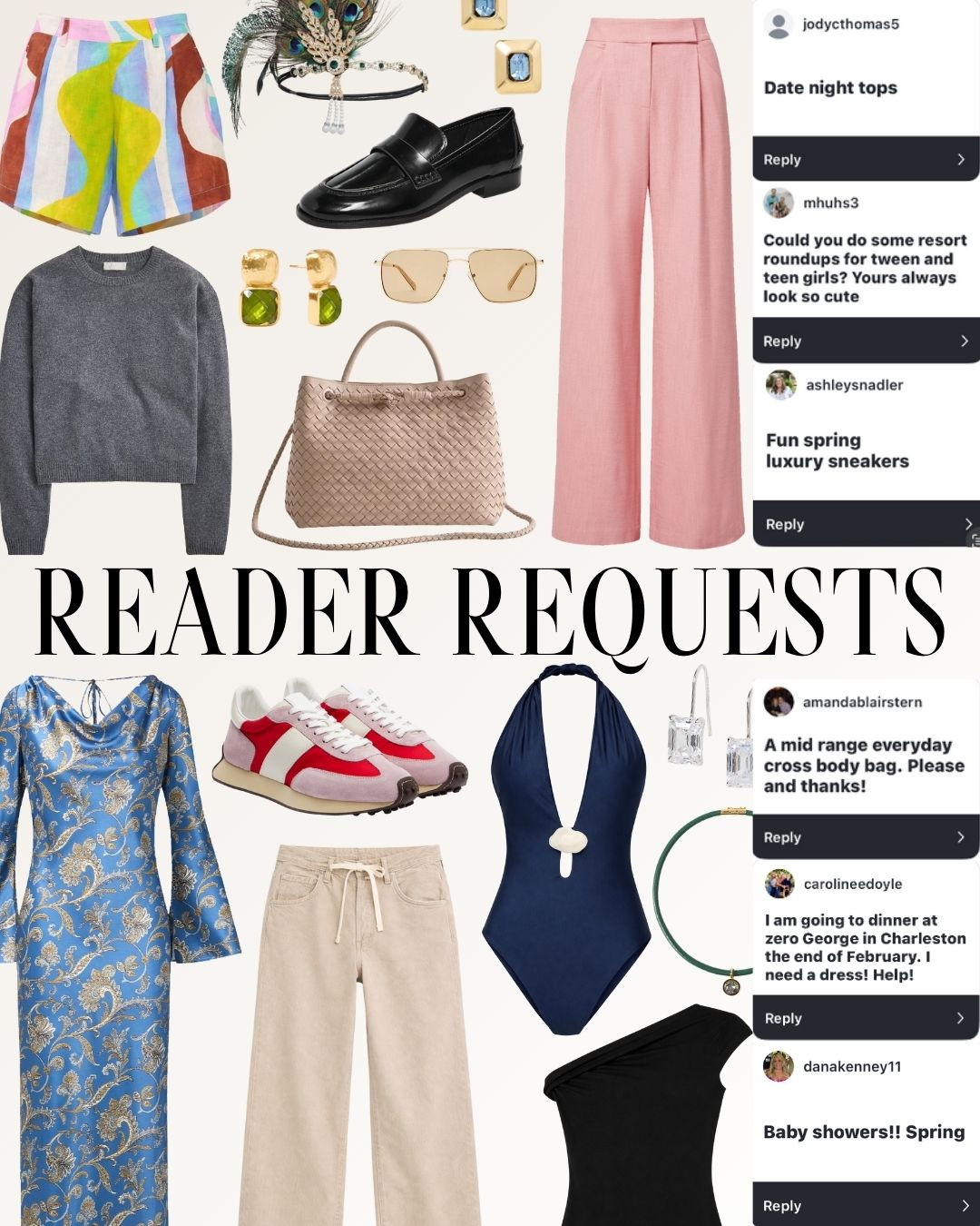 You asked, I answered ✨
From what to wear as a new mom to effortless looks for a girls’ trip to Mexico, chic baby shower outfits, and my favorite mid-price everyday crossbody bag—this edit brings together your most-requested style questions in one place. These are thoughtful, wearable picks designed to help you feel comfortable, confident, and pulled together for every season of life.

Save this post for easy reference and tap to shop everything you’ve been asking about 🤍

#LTKStyle #AskedAndAnswered #SpecialOccasionStyle #NewMomStyle #GirlsTripLooks #BabyShowerStyle #EverydayBag #LTKFinds #StyleInspo
 

 

#LTKootd #LTKmomlife #LTKOver40