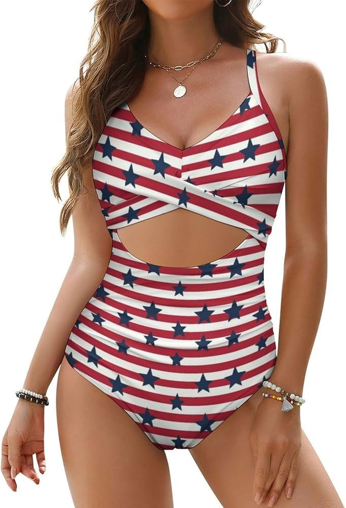 Women\u2019s Cutout One Piece Swimsuit XX-Large (xx_l), Bathing Suit with Removable Pads for Beac... | Amazon (US)