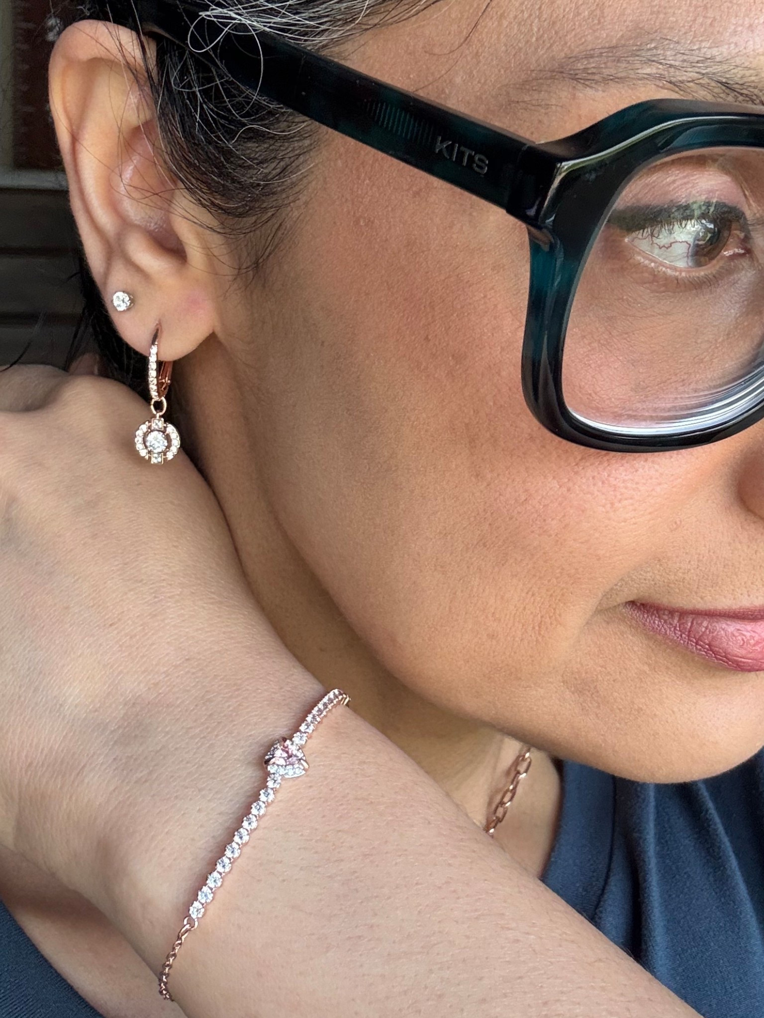 Bought myself Swarovski rose gold earrings & a bracelet to match my necklace. I now have a complete set!

Mother’s Day sale is on now- 30% off!

#LTKcanada #LTKstyletip #LTKworkwear