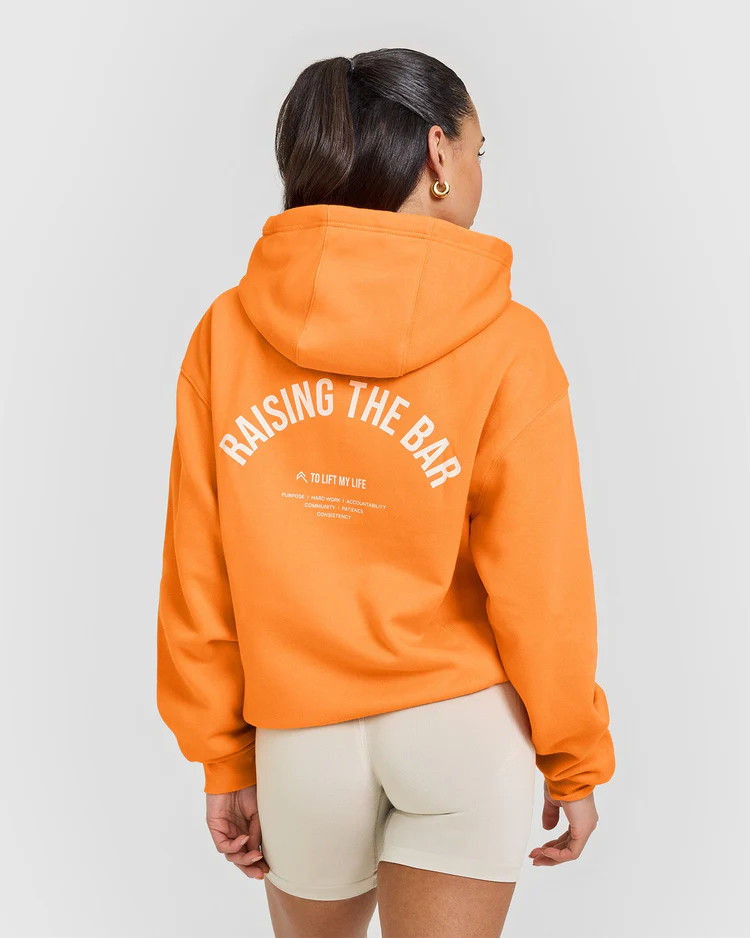 Foundations Raising the Bar Hoodie 
 Apricot Orange | Oner Active (UK / US)