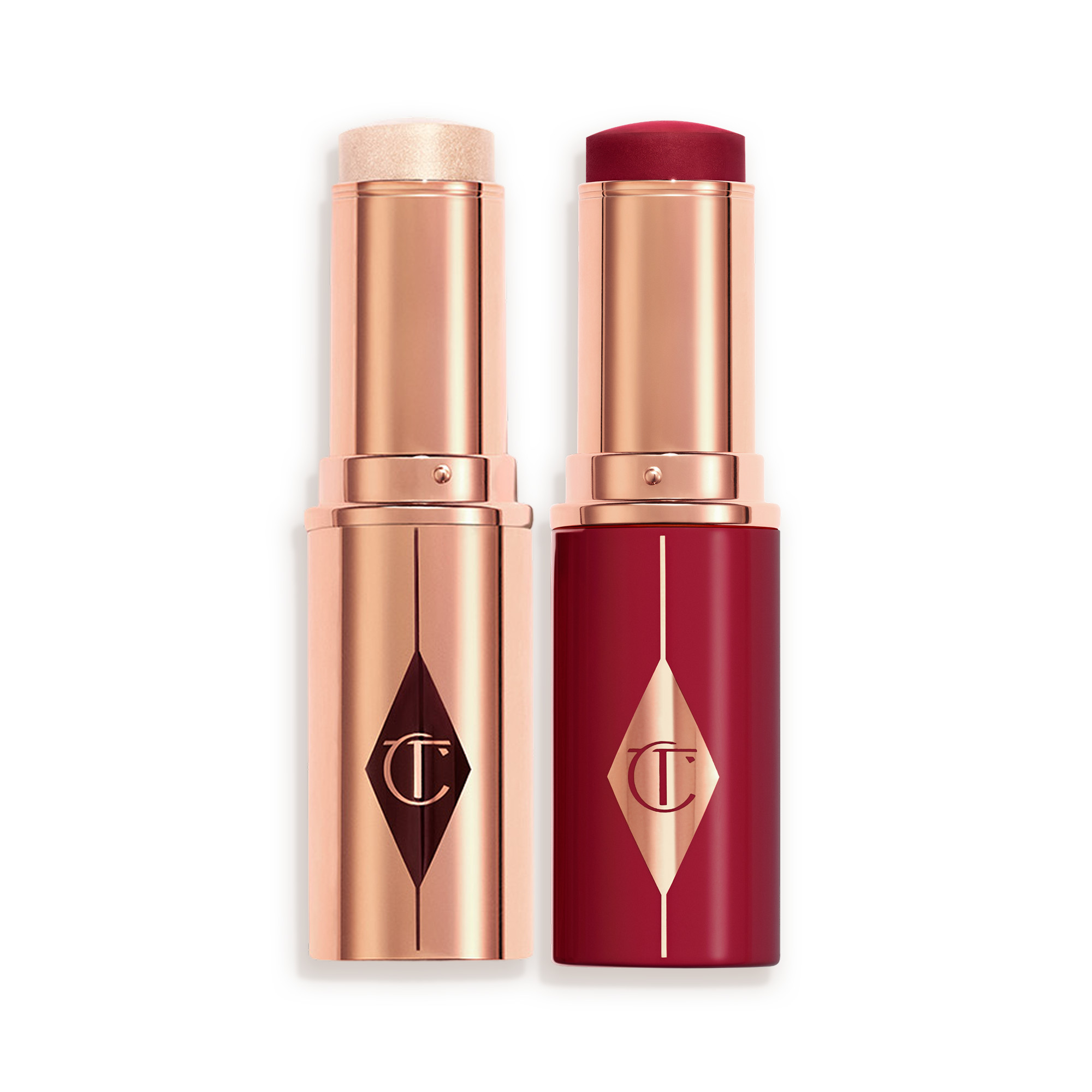 Unreal Highlighter + Blush Duo: Skincare-infused Cream Highlighter + Blush Sticks | Charlotte Til... | Charlotte Tilbury (US)