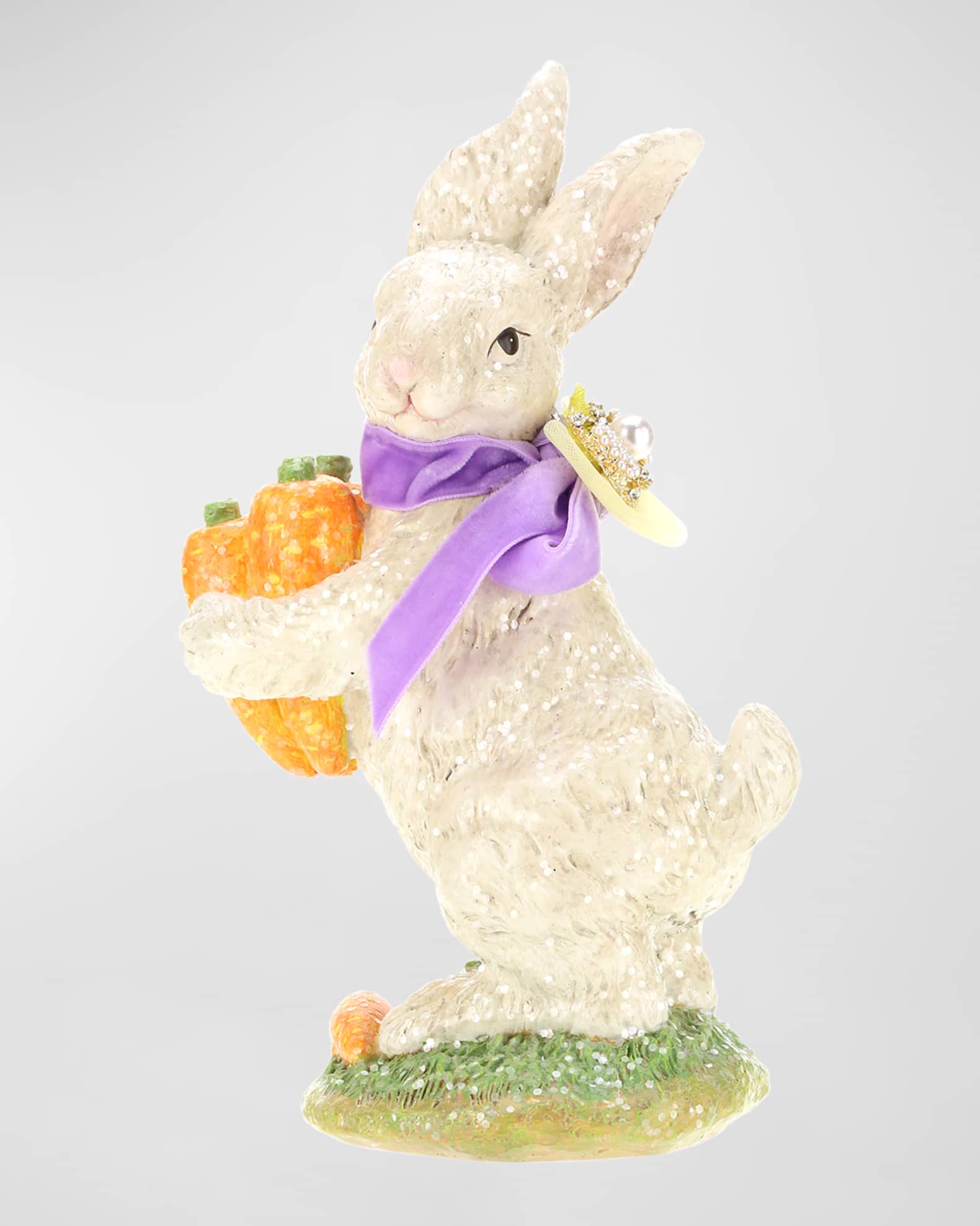 Jeweled Rabbit with Carrot - 8.5" | Neiman Marcus