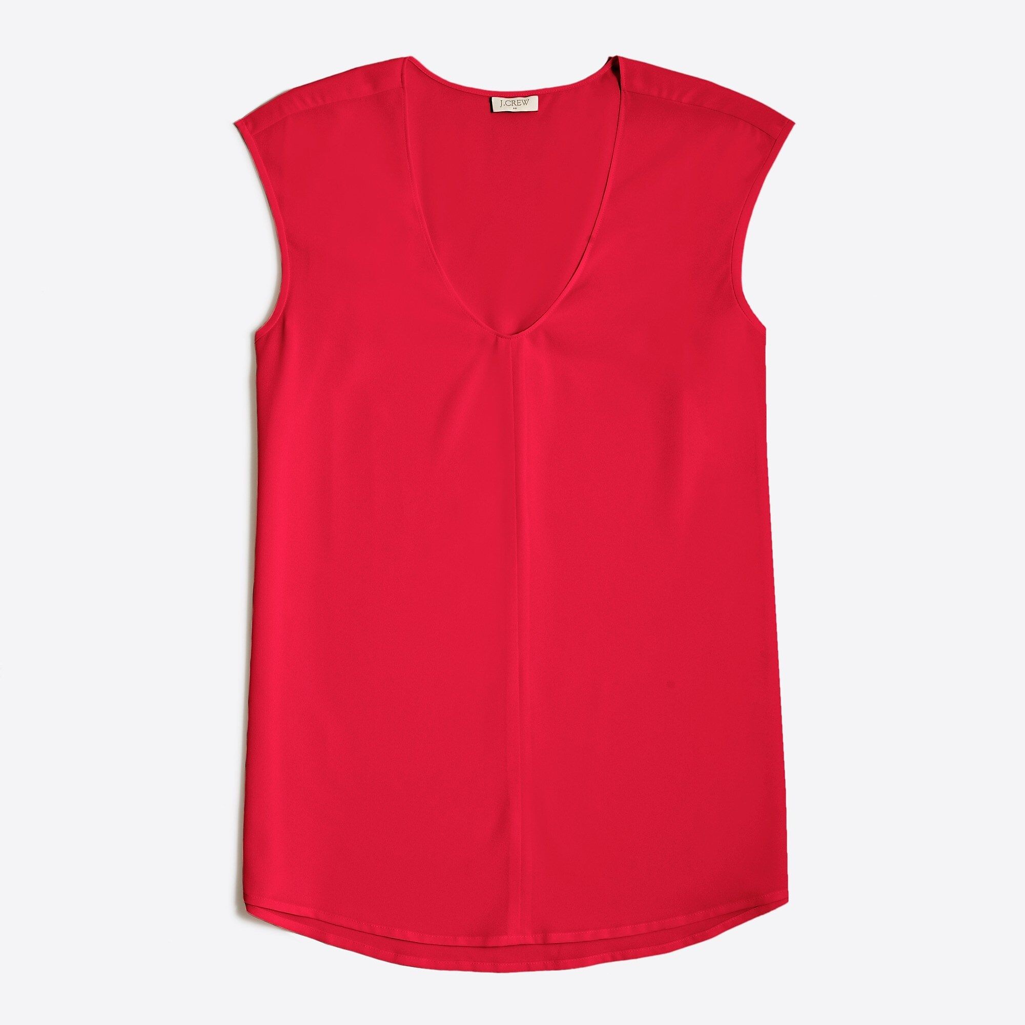 Cap-sleeve shirttail blouse | J.Crew Factory