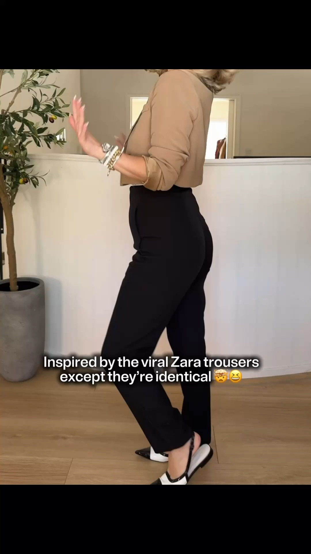 The cutest viral inspired Zara trousers!!!

#LTKootd #LTKmomlife #LTKWorkwear