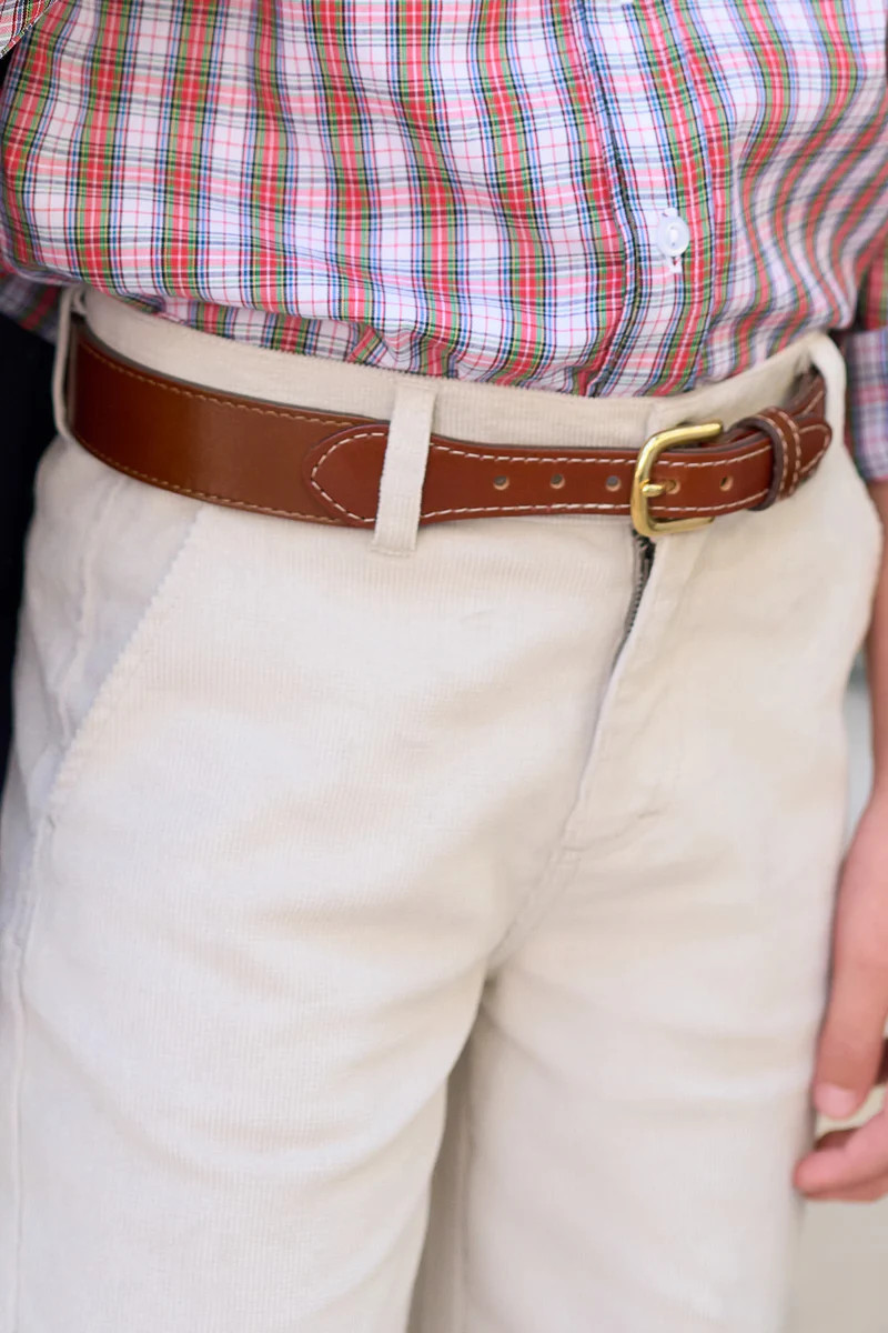 Bullock Belt (Leather) - Tan | The Beaufort Bonnet Company