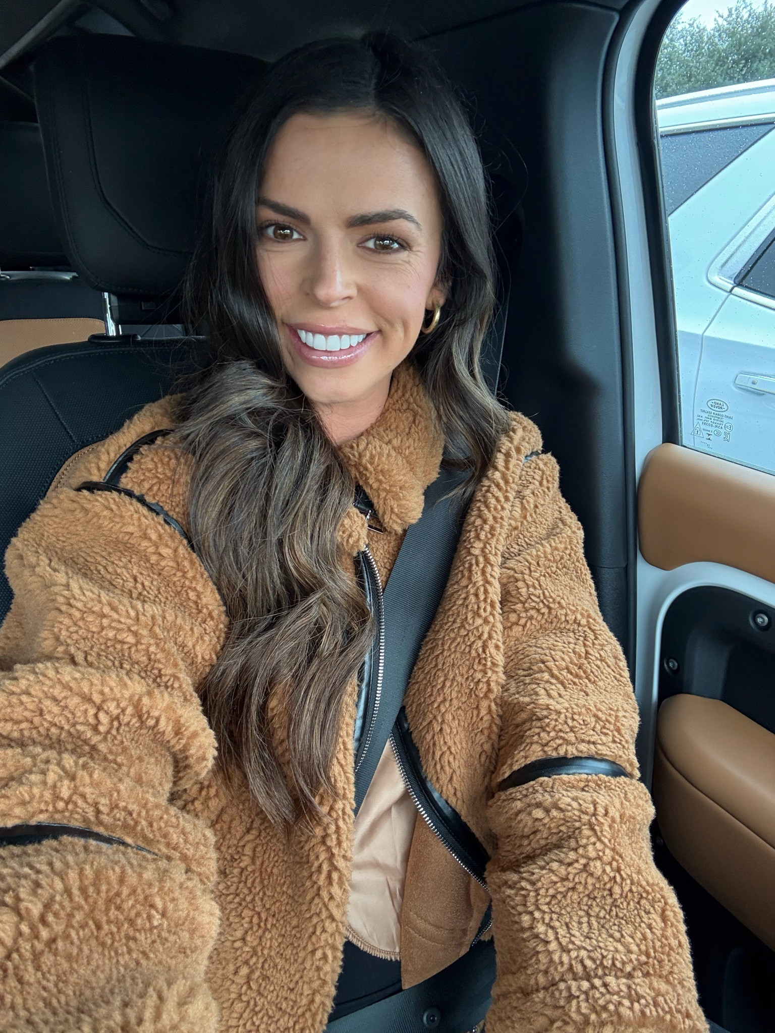 My new cozy Sherpa Jacket!