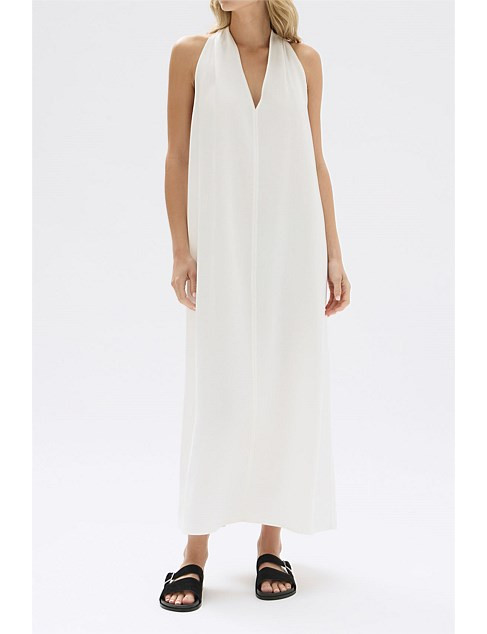 Assembly Label Morgan Halter Midi Dress Cream | David Jones | David Jones (Australia & New Zealand)