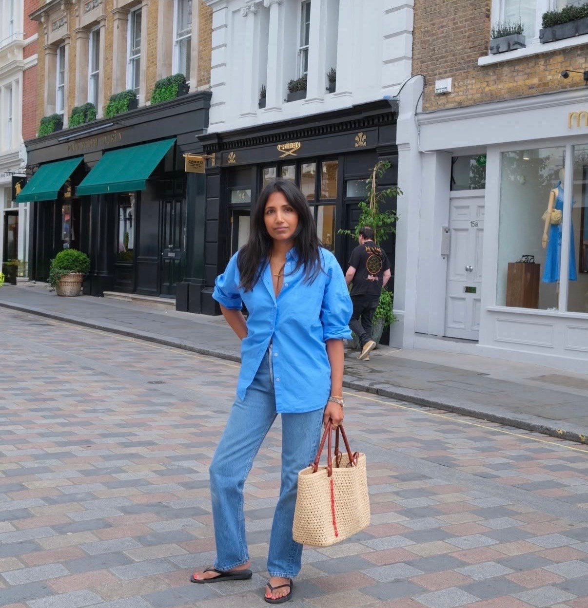 Blue Shirt + Jeans

#LTKsummer #LTKuk #LTKjeans
