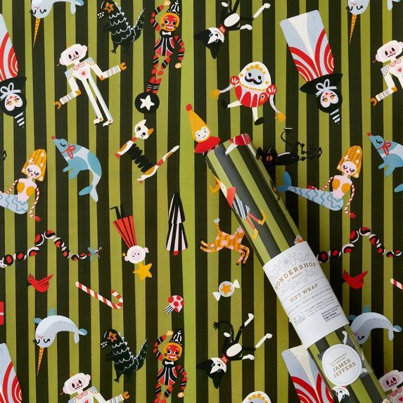 25 sq ft James Jeffers Toys Gift Wrap - Wondershop™ | Target