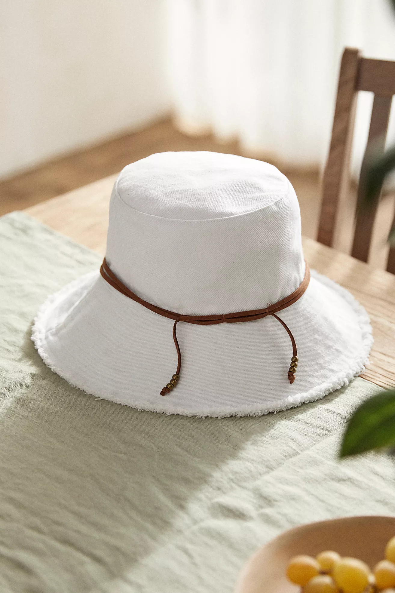 Fringed Cotton Bucket Hat | Terrain