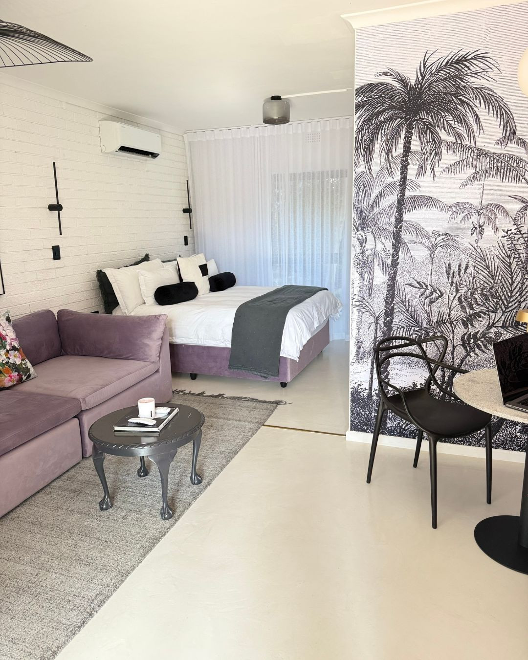 Lavender, black, and white never looked so good! I styled this space with a velvet couch and layered textures for the ultimate wind-down zone. Shop every detail now.

 

 #LTKHome #LTKSaleAlert #LTKStyleTip