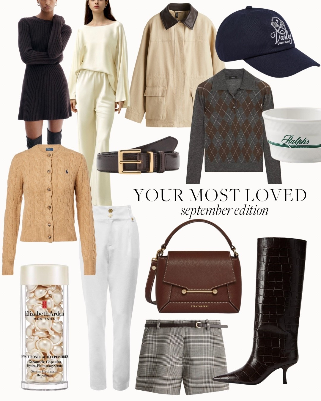 Your most loved items of September 🤍 Ralph Lauren Cardigan, Holland Cooper pants, Strathberry bag and your favorite items from H&M


#LTKFashionMonth #LTKautumn #LTKuk