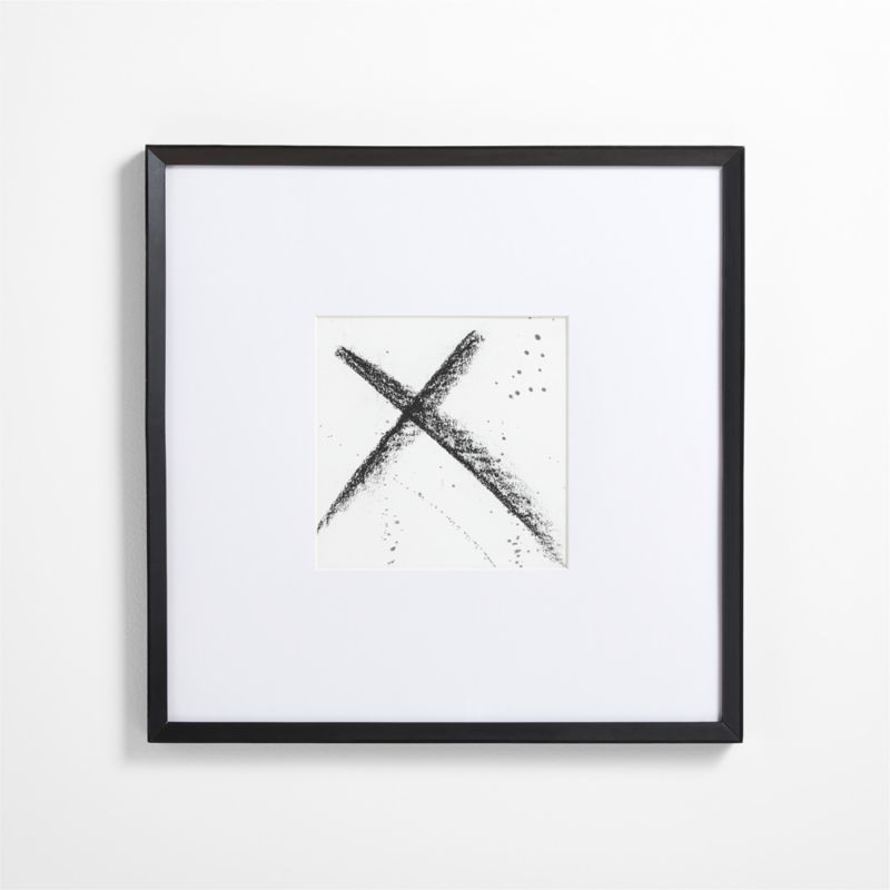 Icon 11x11 Black Picture Frame + Reviews | Crate & Barrel | Crate & Barrel