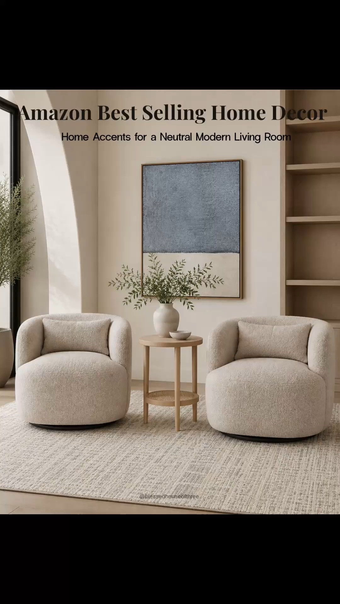If you’re searching for Amazon best-selling home decor, neutral living room ideas, designer-inspired furniture, and affordable modern home accents, this collection is full of customer favorites. These Amazon home finds include cozy swivel chairs, neutral artwork, faux greenery, lighting, accent furniture, and timeless decor pieces that instantly elevate your space while keeping a clean, organic modern aesthetic. Save these ideas for your next living room refresh. Neutral home decor. Reading Nook inspiration. Living room refresh. Swivel chairs.

#LTKHome #LTKSaleAlert
