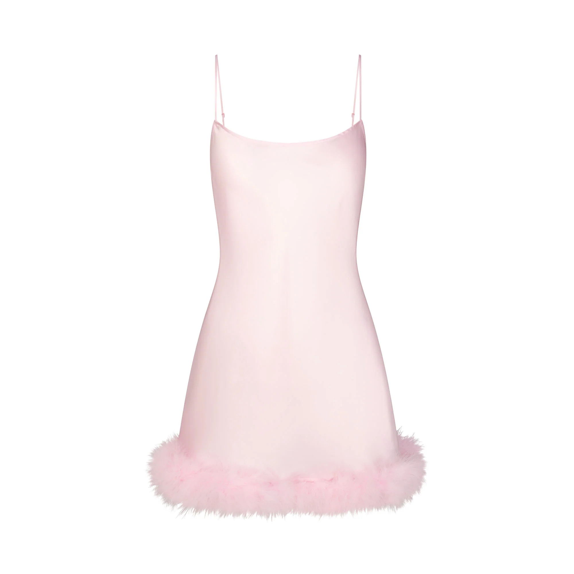 FEATHER TRIM MINI DRESS | SKIMS (US)