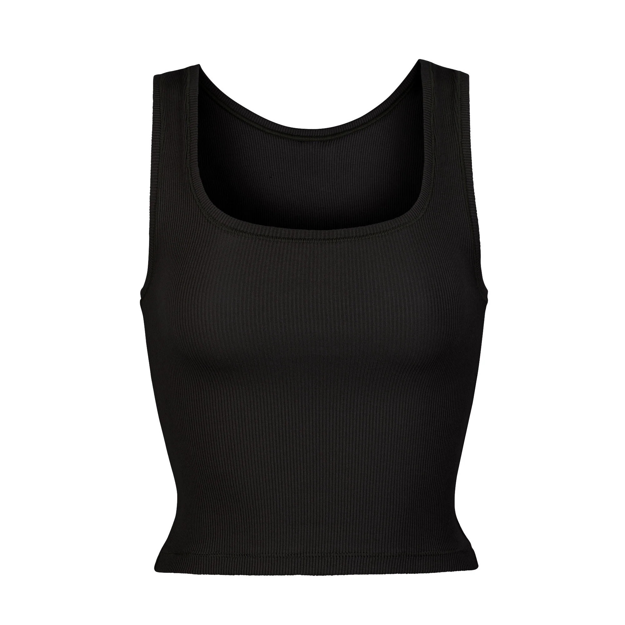 SKIMS Tank Top | Black | Medium | Cotton Rib | SKIMS (US)
