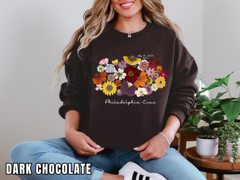 Surprise Song Flower Piano Sweatshirt, Custom Eras Crewneck, Piano Pressed Flowers, Taylor Merch,... | Etsy (US)