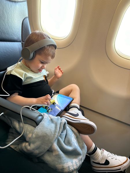 Bodie’s travel outfit and must have travel finds to keep him entertained! He did so well and the headphones were a game changer this trip🥰 Amazon kids finds.

#LTKtravel #LTKfindsunder50 #LTKkids