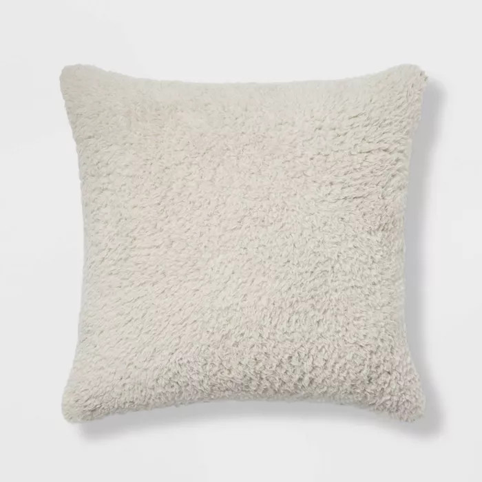 Sherpa Square Pillow - Room Essentials™ | Target