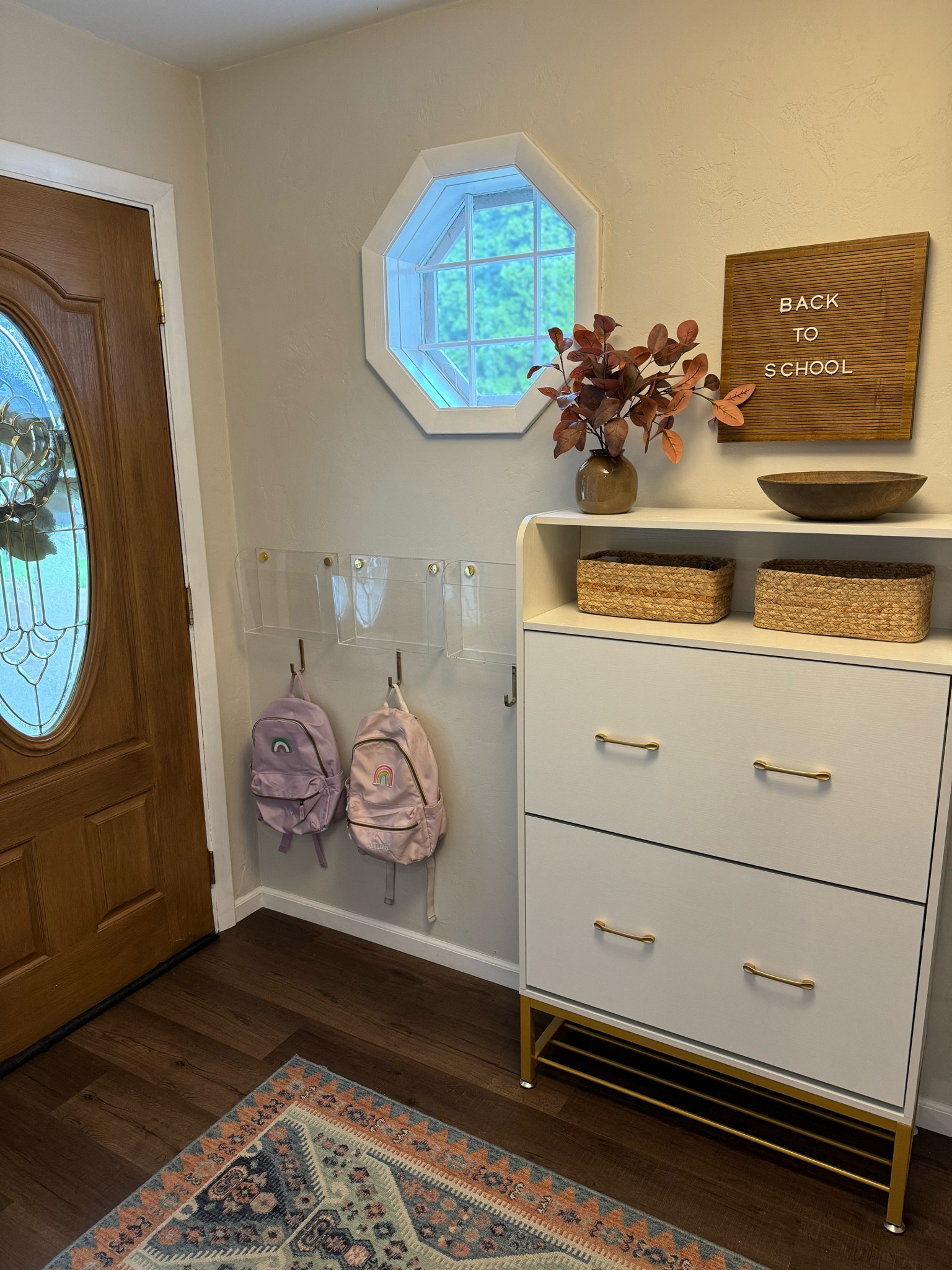 Backpack drop station. #LTKBacktoSchool 

#LTKHome #LTKKids