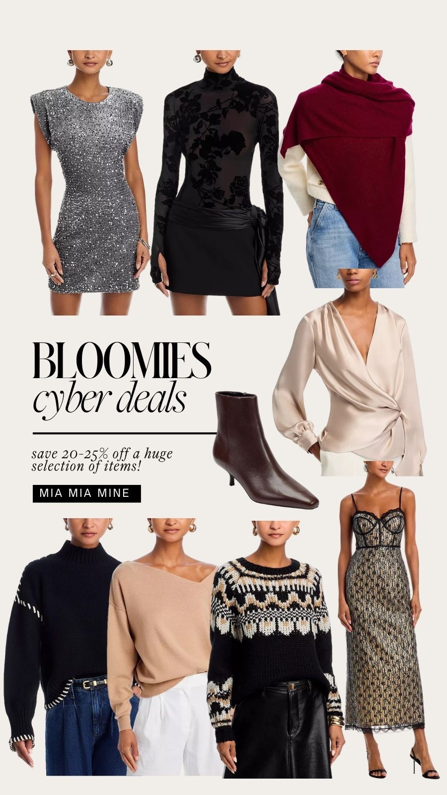 Bloomingdale’s early Black Friday deals
Save 20-25% off holiday sweaters, holiday party outfits and boots 

#LTKFindsUnder100 #LTKSaleAlert #LTKCyberWeek