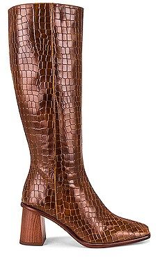 ALOHAS East Boot in Croco Brown from Revolve.com | Revolve Clothing (Global)