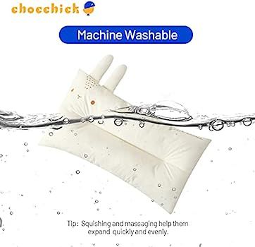 ChocChick Toddler Pillow,Machine Washable Soft Hypoallergenic Baby Pillows,20X12'' Child Cute Animal | Amazon (US)