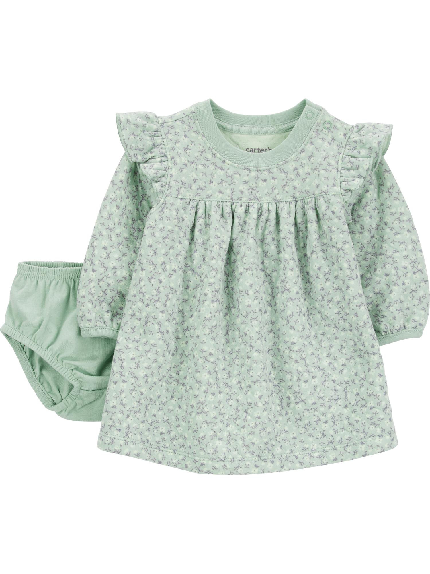 Carter's Child of Mine Baby Girl Dress Set, 2-Piece, Sizes 0/3-24 Months | Walmart (US)