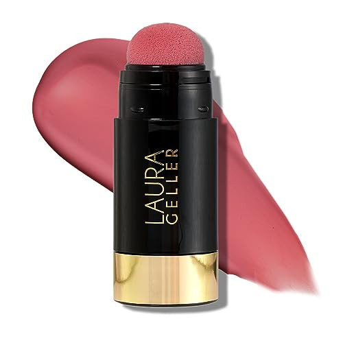 LAURA GELLER NEW YORK Serum Blush Tint, Lightweight Liquid Blush for Cheeks, Weightless Watercolor Sheer Finish, Beautiful Blossom | Amazon (US)