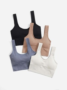 4pcs High Support Seamless Sports Bra SKU: st2201075734131916(1000+ Reviews)$22.49$21.37Join for ... | SHEIN