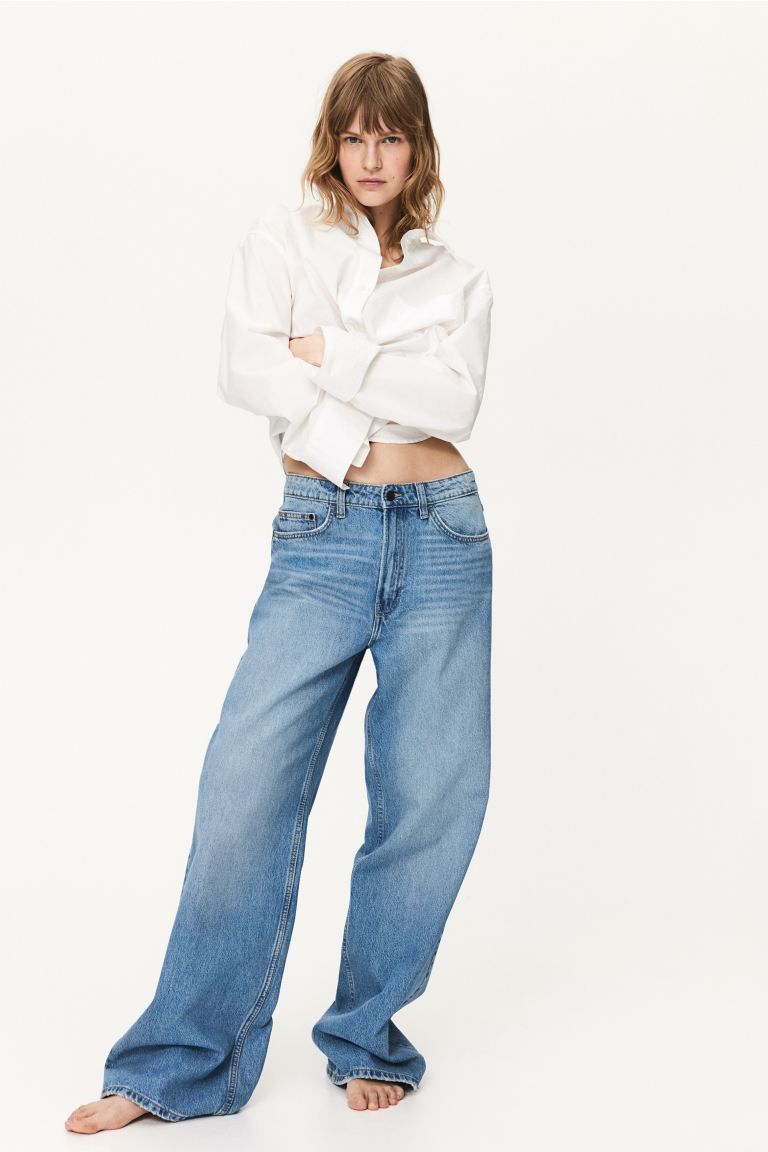 Wide Ultra High Jeans | H&M (US + CA)