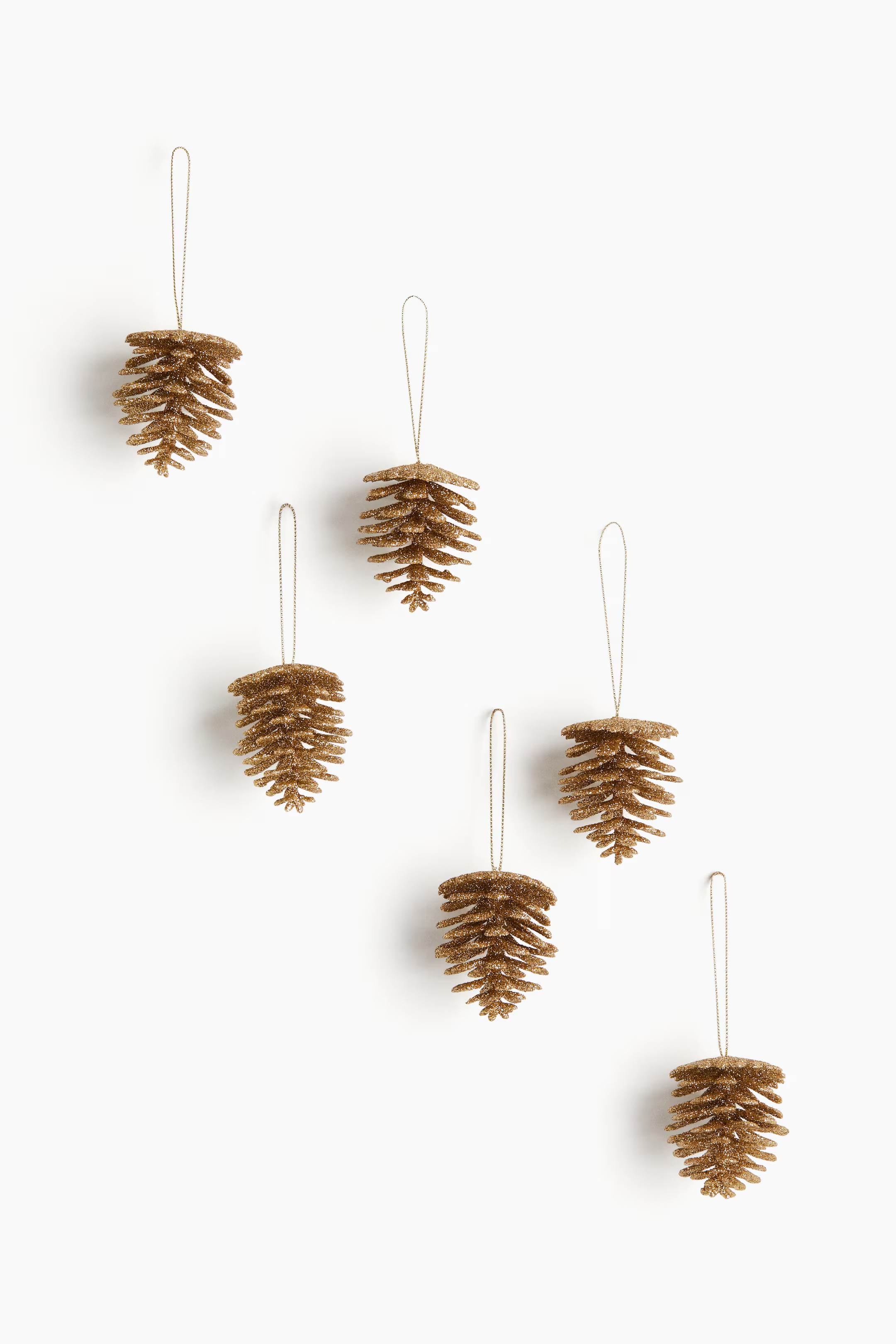 6-pack pine cone Christmas decorations | H&M (UK, MY, IN, SG, PH, TW, HK)