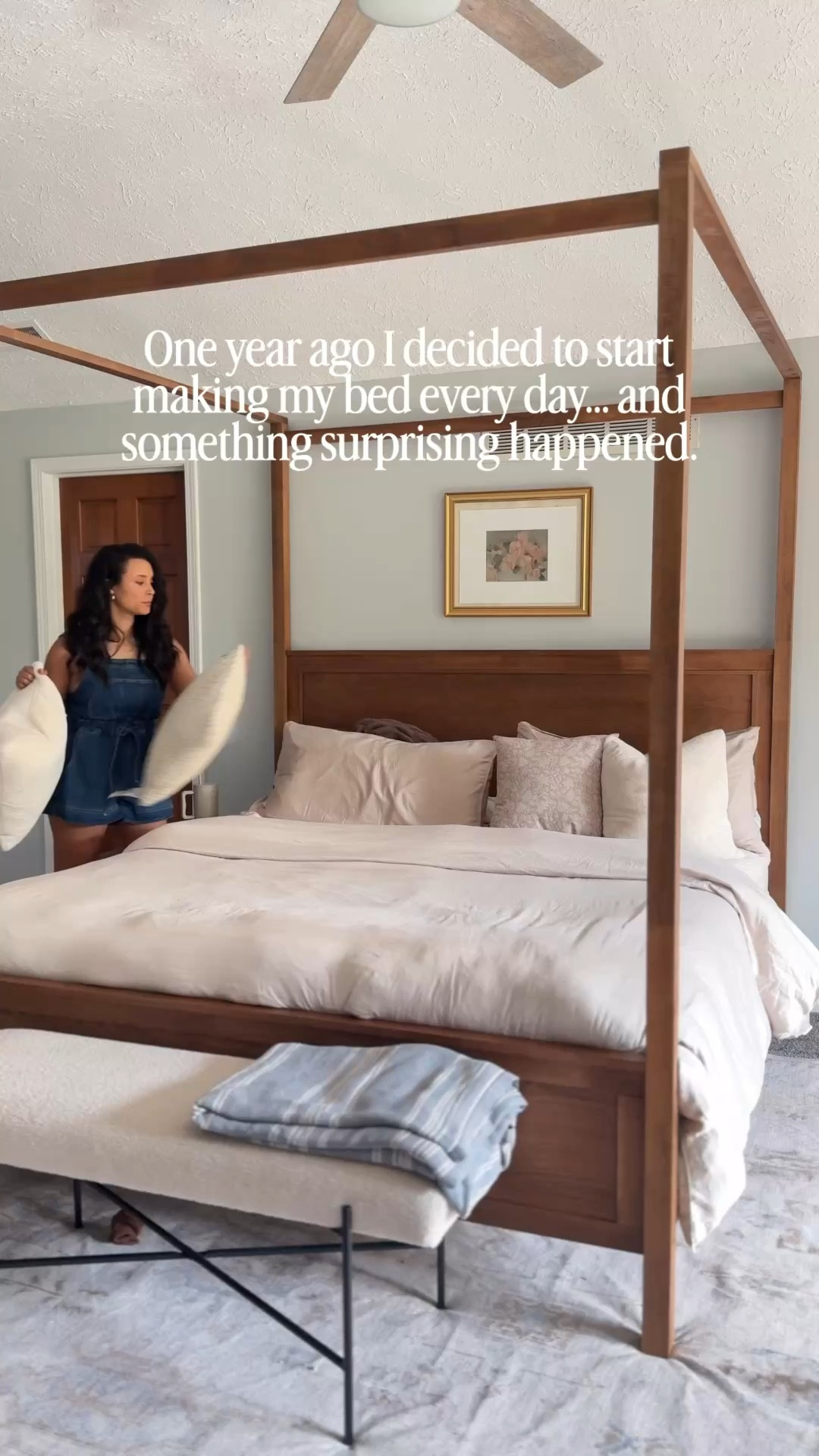 Things that have helped me be more productive in motherhood and in running our home are actually pretty simple. My daily planner has been one of the biggest changes for me. Writing everything down helps me see my day clearly and keeps all the moving pieces of family life in one place.

I also rely on erasable pens and highlighters so I can color-coordinate everything by family member. It makes it so much easier to glance at the page and know who needs what and when.

Having a cleaning schedule has helped take the mental load off my mind because I’m not constantly wondering what needs to be done next.

My walking pad, which sits right next to my bed, helps me move my body without needing a huge block of time. Even a little movement helps my energy and focus for the day.

And my wireless Bluetooth headphones are a must. I’ll listen to a podcast or music while I’m cleaning or doing things around the house, and it makes everyday tasks feel a lot more enjoyable.

#LTKHome #LTKmomlife #LTKmorningroutine