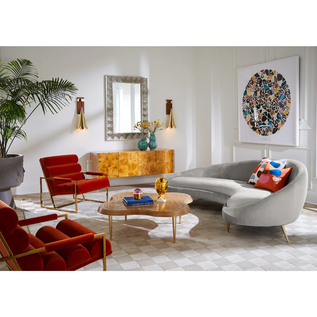 Channeled Goldfinger Lounge Chair | Jonathan Adler US