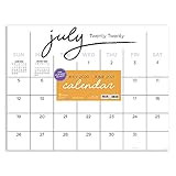 Black & White Script Large 17 x 22 Desk Pad Monthly Blotter Calendar (July 2020 - June 2021) | Amazon (US)