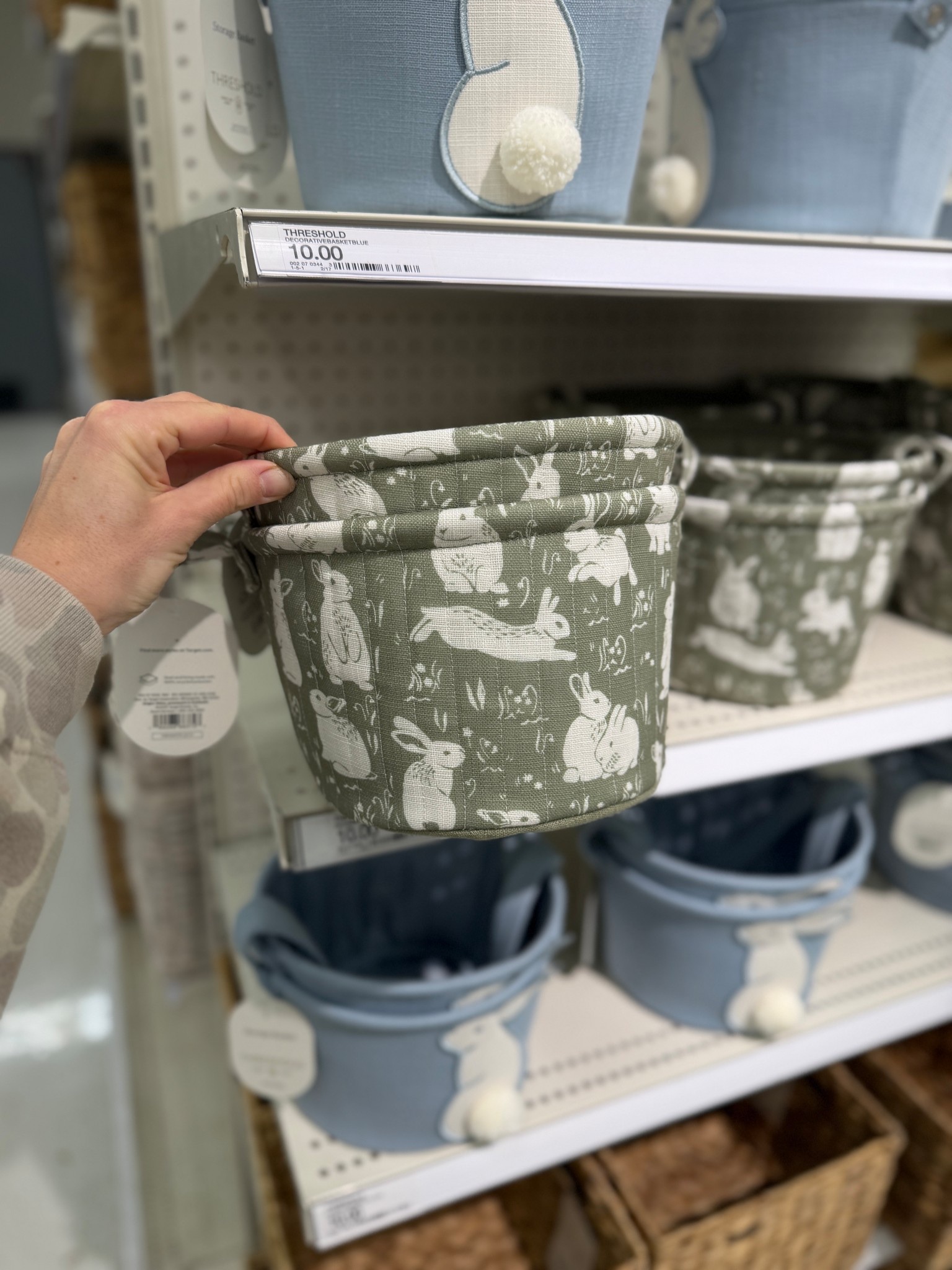 Cute linen quilted bunny baskets from Target!

#LTKSeasonal #LTKHome