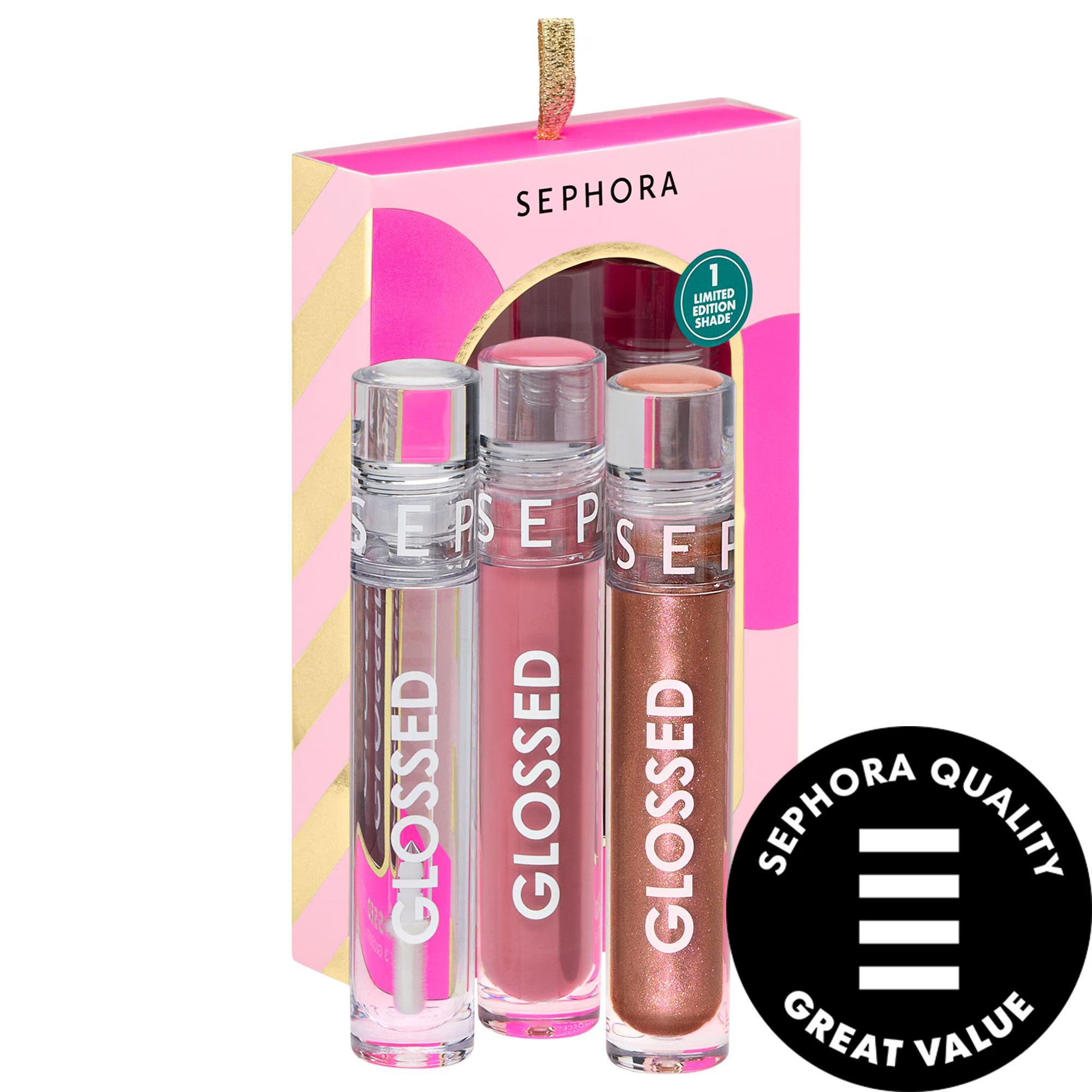SEPHORA COLLECTION Glossed Lip Gloss Trio Gift Set 0.17 oz/5 ml | Sephora (US)