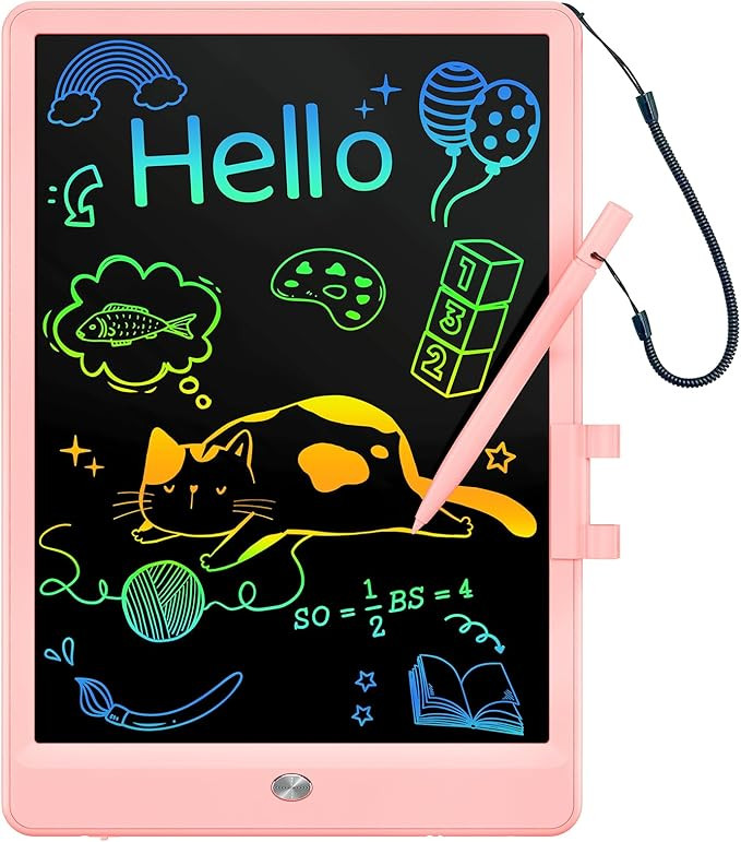 UCIDCI LCD Writing Tablet Girls Toys - 10 inch Toddler Drawing Tablet Drawing Pad Doodle Board, E... | Amazon (US)