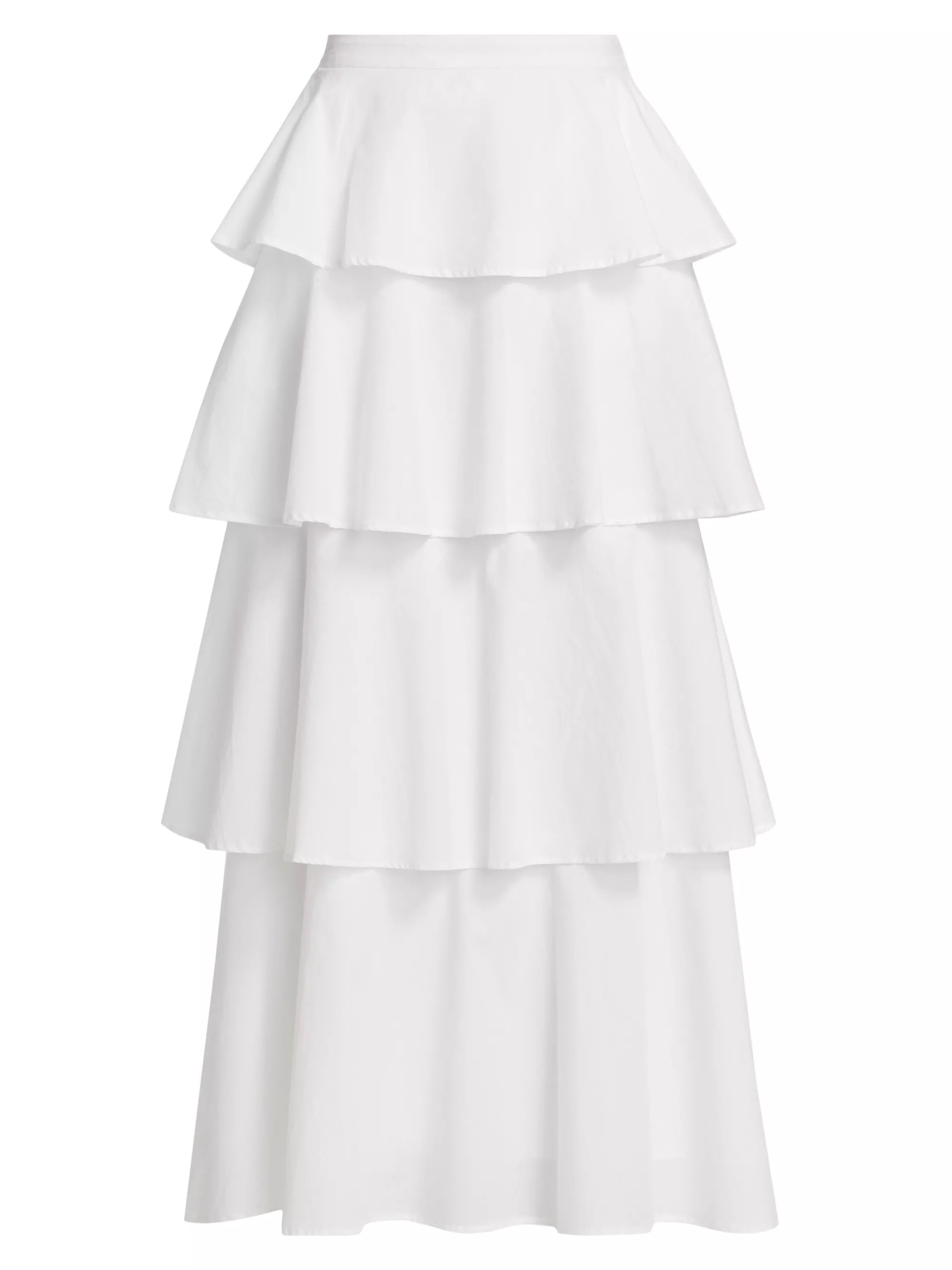 Terra Cotton Ruffled Maxi Skirt | Saks Fifth Avenue