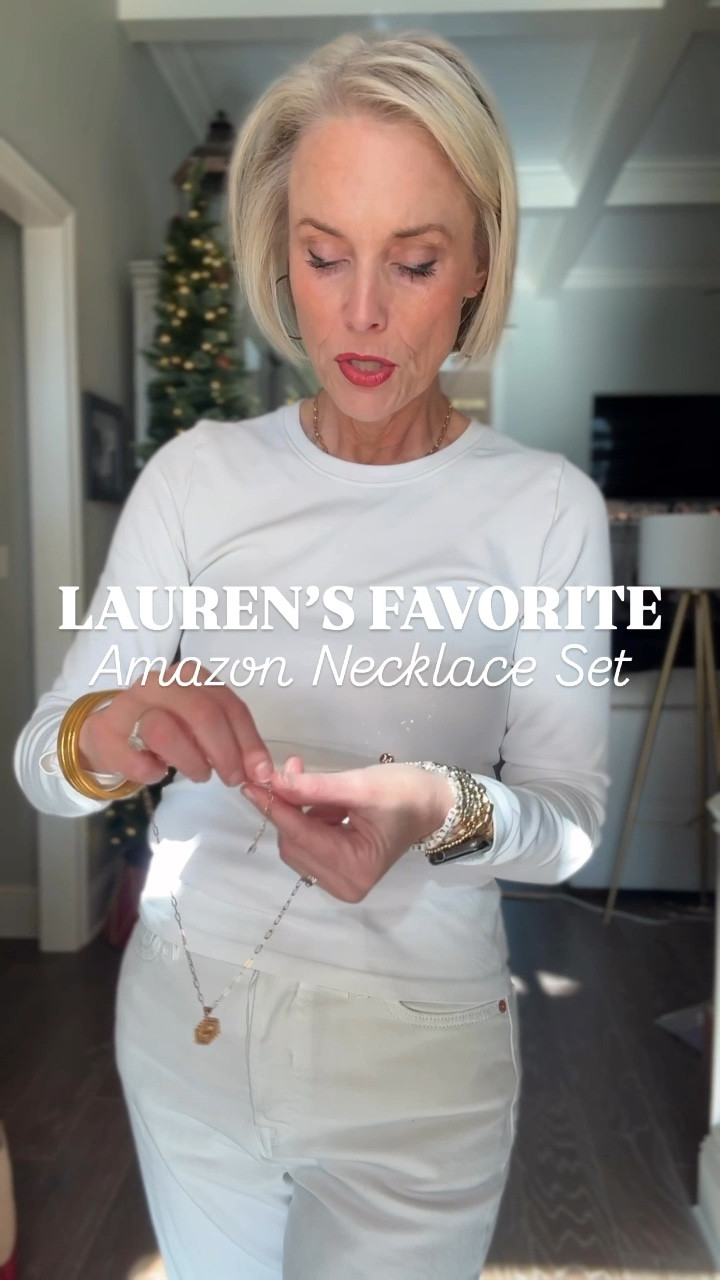 Still obsessed with this Amazon initial necklace set I bought over a year ago! It’s become a staple for both classy and casual looks, making it one of my most-worn pieces. 💕

I went with my last name initial, but you can choose any letter that’s meaningful to you. With several finishes (not just gold!), there’s something for everyone. Timeless, affordable, and versatile—this one’s a winner! 

Do you prefer your first or last name initial for jewelry? Let me know! ⬇️

#AmazonJewelry 
#MidlifeFashion 
#TimelessAccessories 
#amazonfinds
#founditonamazon
#affordablefashion
#laurenoggsgee
#over50style 
#lookalike
#shopltk
#ltkover50
#ltkover40
#outfitinspo 
#lookforless
#getyourcolonoscopy


#LTKFindsUnder50 #LTKStyleTip #LTKOver40