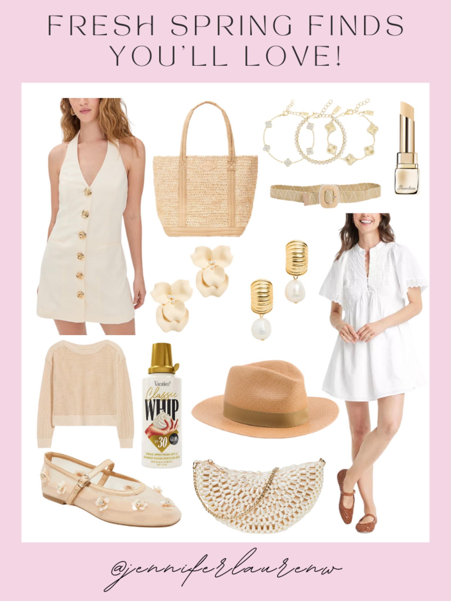 Fresh neutrals for spring? Yes, please! These timeless, chic finds are perfect for a light and effortless seasonal refresh. From fashion to home, neutrals never go out of style!  #SpringEssentials
#NeutralSpring #SpringFinds #EffortlessChic #TimelessStyle #SpringVibes #WardrobeRefresh #MinimalStyle #FreshNeutrals #SeasonalFavorites #StyleInspo



#LTKStyleTip #LTKShoeCrush #LTKSeasonal