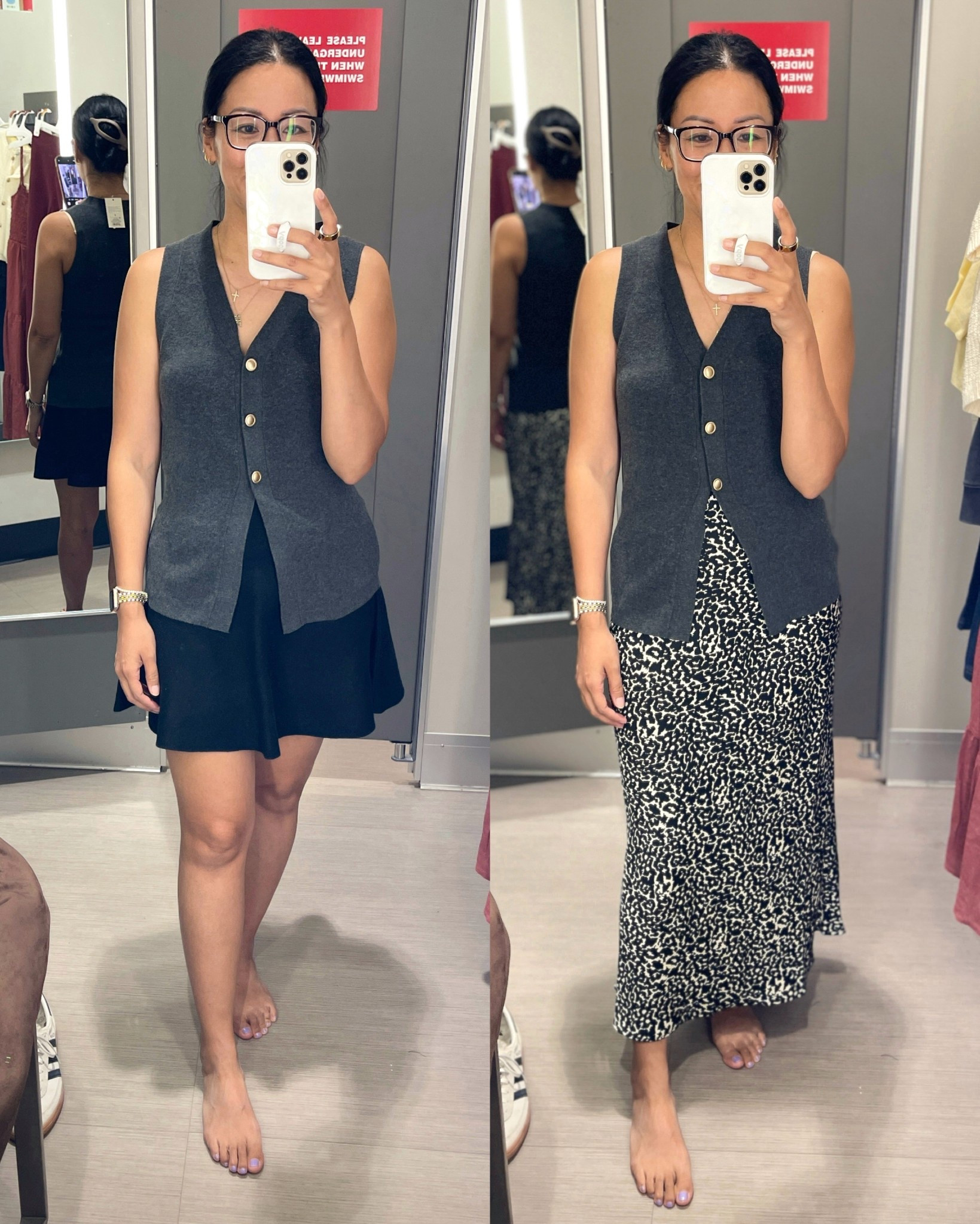 Size XS sweater vest 
Size small black skirt
Size XS leopard skirt

Target fall fashion


#LTKOver40 #LTKFindsUnder50 #LTKSeasonal