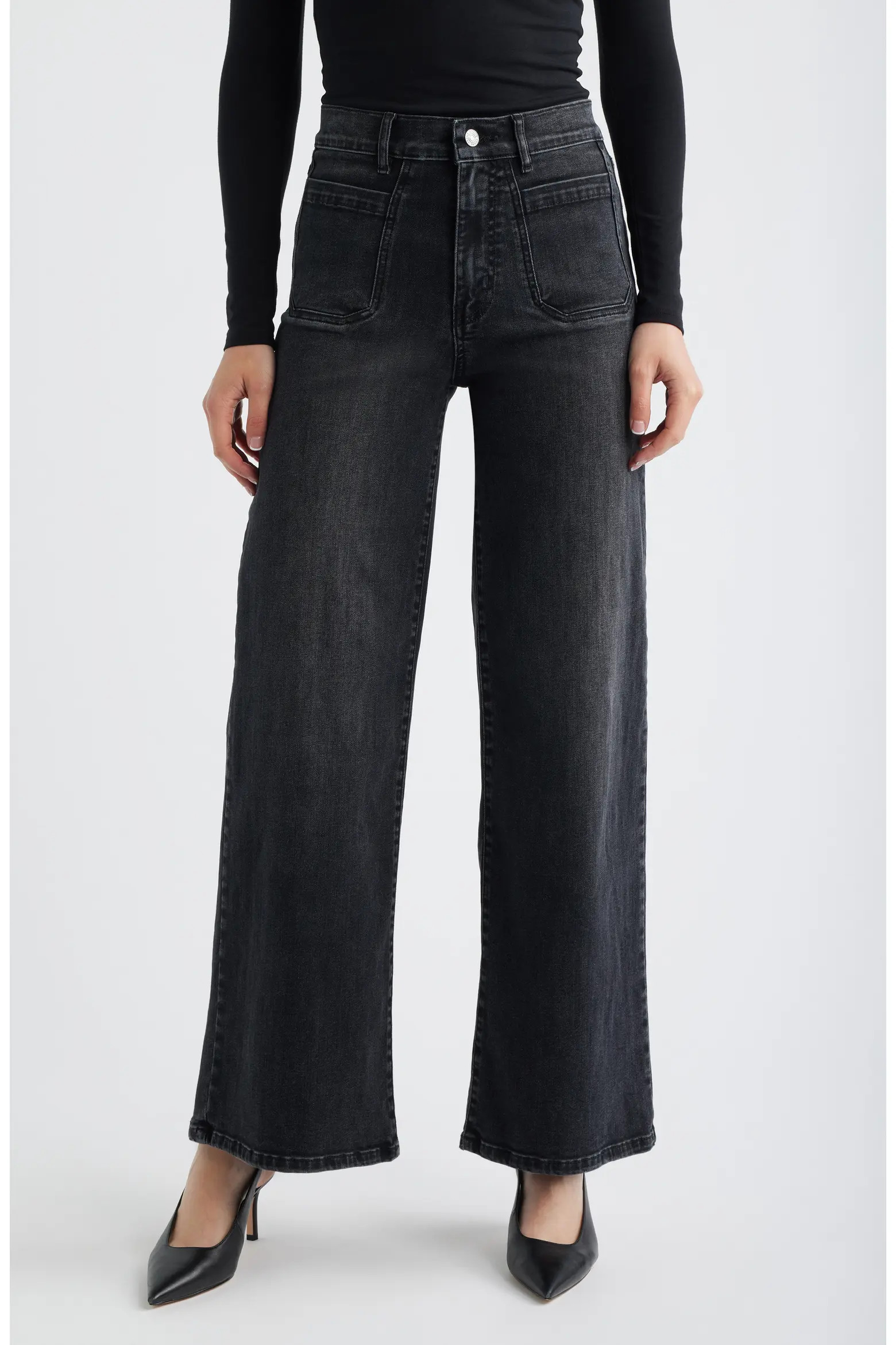 Le Slim Palazzo Modernist Wide Leg Jeans (Women) | Nordstrom | Nordstrom
