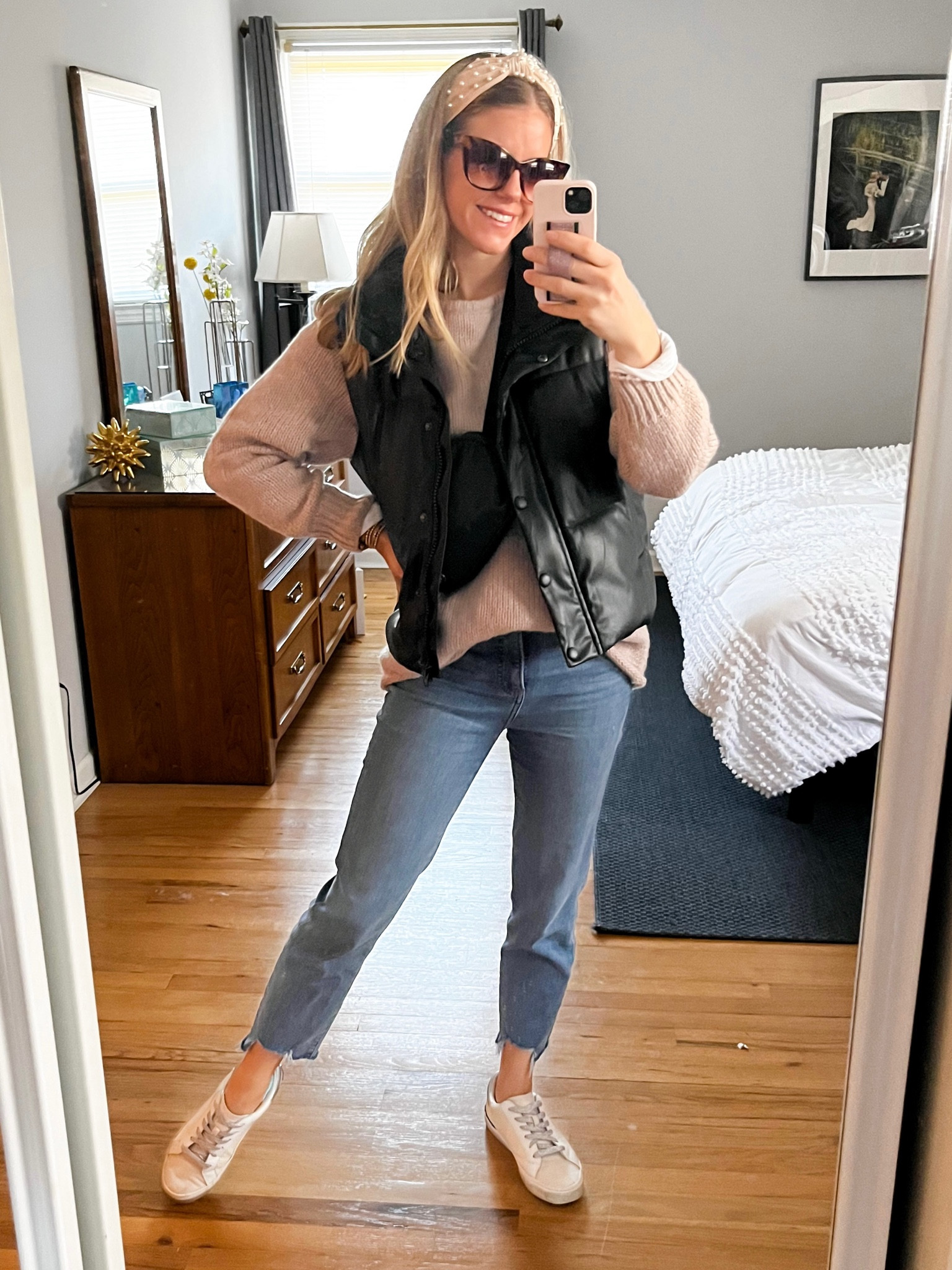 Outfit of the day, my vest is on sale for $42. Size small  

#LTKFind #LTKunder50 #LTKsalealert