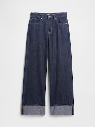 High Rise Wide-Leg Jeans | Gap Factory