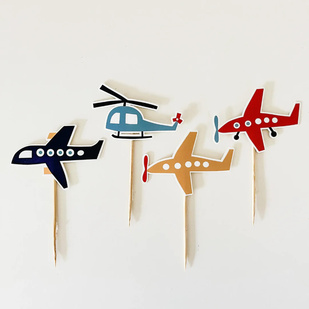 Airplane Cake Toppers | Ellie and Piper