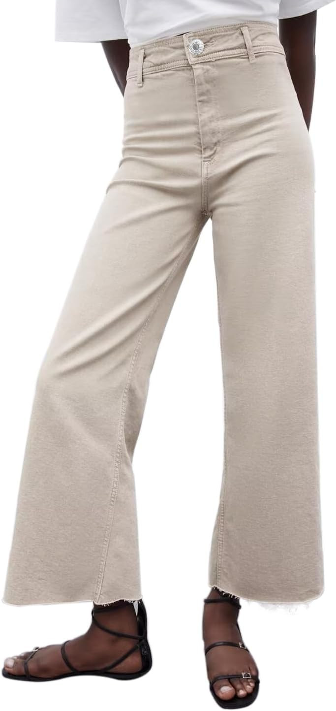 Women's Wide Leg Jeans High Waisted Stretchy Trendy Casual Versatile Work Denim Pants Trousers 2025 | Amazon (US)