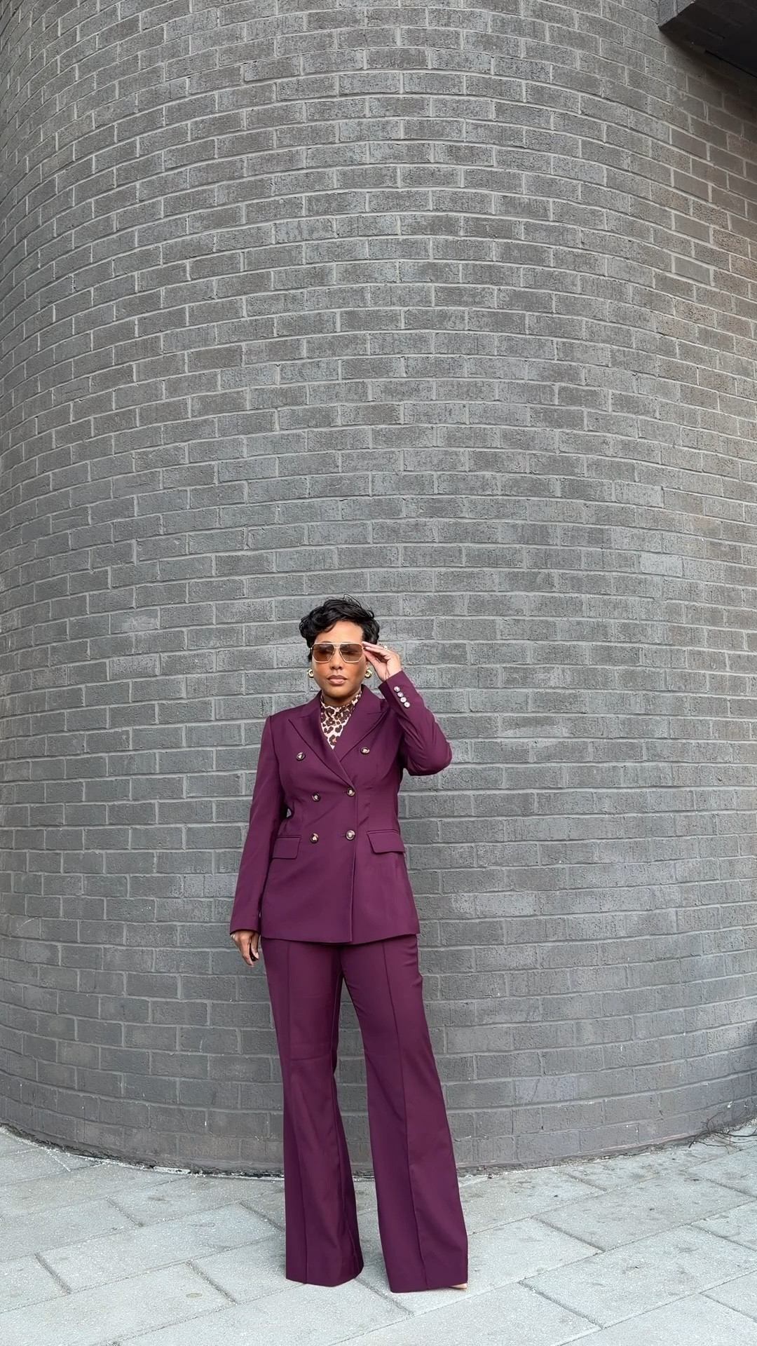 The color on this suit makes it pop as a chic work outfit. The pieces fit true to size wearing a size 4 in the blazer, size small in the top and size 8 in the trousers 

Work outfit 
Work suit
Women’s suit 
Purple suit 

#LTKootd #LTKSeasonal #LTKWorkwear