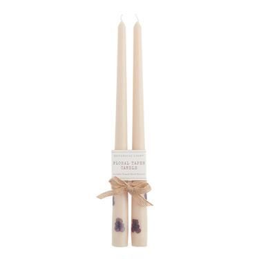 Pastel Botanicals Taper Candle 2 Pack | World Market