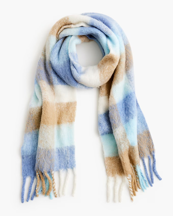 Soft plaid scarf | J.Crew Factory